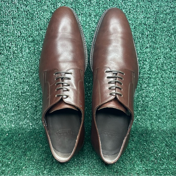 Bally Shoes Size 11.5 Brown Calf Leather Oxfords Made in Switzerland - Excellent main image 6
